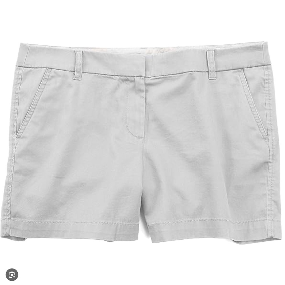 J. Crew Light Gray 3.5” Inseam Women's Chino Shorts Size 2